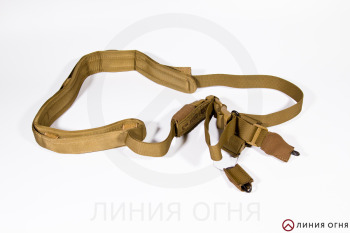 Тактический оружейный ремень ДОЛГ-М3 (койот) универсальный