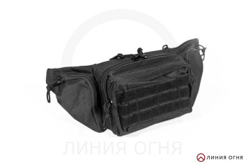 Сумка-кобура на пояс/на плечо черная