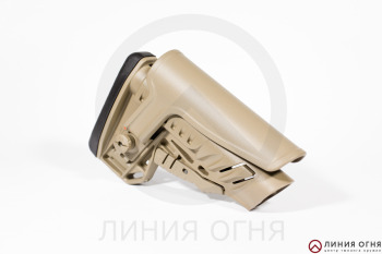 Телескопический приклад DLG Tactical TBS SHOCK (Песочный)