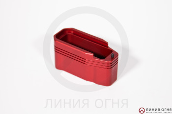 Пятка-утяжелитель Легальный Арсенал для АК, Сайга 5.45/223 (+5 патронов) красная