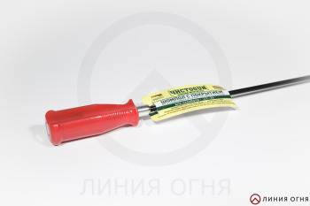 ЧИСТОGUN - Шомпол .22-.26, 5 мм, L=100 см, нерж, нейлон, папа 8/36