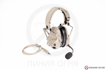 Наушники активные FMA FCS AMP, песок