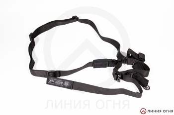 Тактический оружейный ремень ДОЛГ-М2 (черный) универсальный