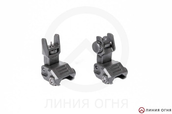Комплект DLG Tactical DLG167 Мушка и целик складные, высокие, на Пикатинни