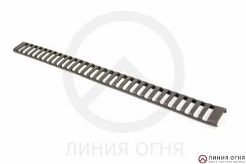 Накладка DLG Tactical DLG077B на Picatinny, 31 шаг, открытая (Черная)