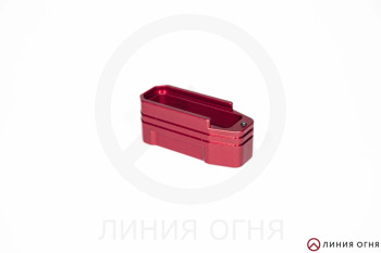 Пятка-утяжелитель Легальный Арсенал для Magpul PMAG Gen3 .223 (+5 патронов) красная