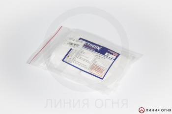 ЧИСТОGUN - Патчи фланель 12-16 калибр, квадрат 75x75мм (50 шт/уп)