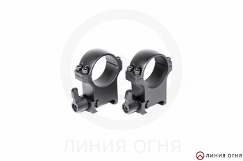 Кольца быстросъемные Vector Optics 30mm STEEL, средние