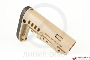 Телескопический приклад DLG Tactical TBS COMPACT Comm-Spec (Песочный)