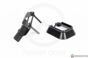 Комплект Custom Guns для Сайга-9, TR9, TR9S шахта магазина CG803 + рычаг сброса CG902