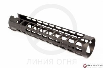 Цевьё алюминиевое Custom Guns CG318 Сайга-12 Key-Mod (Черное)