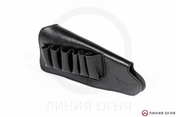 Патронташ на приклад 6 патронов 12-16 кал., кожа