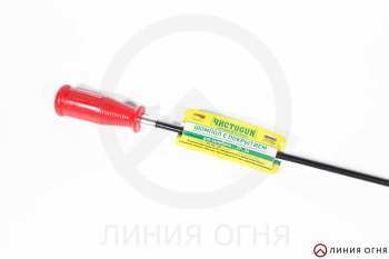ЧИСТОGUN - Шомпол .27-.34, 6 мм, L=100 см, нерж, нейлон, папа 12/28