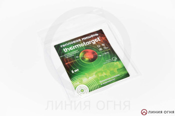 Мишень самоклеящаяся тепловая ThermoTarget TTS-03, для пристрелки тепловизоров, круглая Ø35мм, до 3 часов