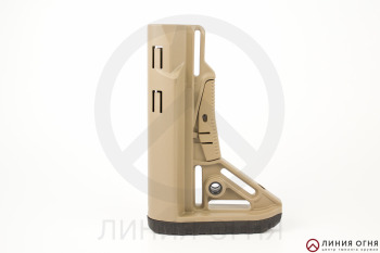 Телескопический приклад DLG Tactical TBS Sharp Mil-Spec (Песочный)