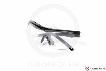 Очки стрелковые ESS Crosshair Black, прозрачные
