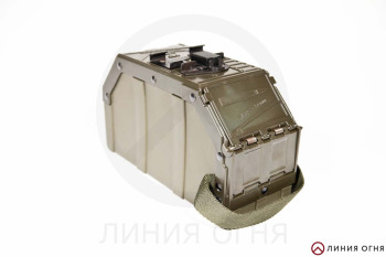 Короб ПК, ПКМ, ПКП пулеметный пластиковый Стич Профи Бомбини, олива