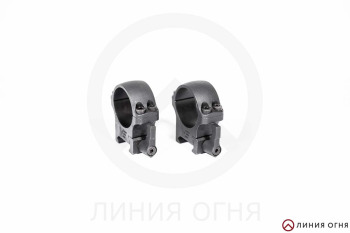 Кольца быстросъемные Vector Optics 30mm STEEL, низкие