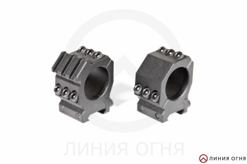 Кольца РОСТ 30мм 0 МОА 12 мм с планкой Пикатинни