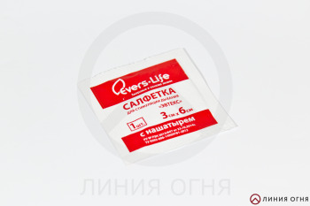 Салфетка для стимуляции дыхания, аммиак