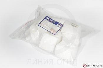 ЧИСТОGUN - Патчи фланель 12-16 калибр, квадрат 75x75мм (500 шт/уп)